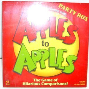 New Sealed Apples to Apples Party Box Game Ages 12 to Adult Popular!